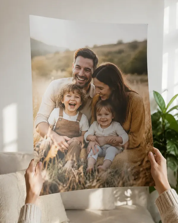 Poster fotografico stampato su carta
